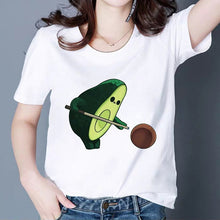 Load image into Gallery viewer, MAMACADO Women Graphic T shirts Fashion Summer T-shirts Funny Avocado Print Tees Short Sleeve Vintage Vogue Tshirts Girls