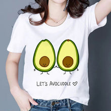 Load image into Gallery viewer, MAMACADO Women Graphic T shirts Fashion Summer T-shirts Funny Avocado Print Tees Short Sleeve Vintage Vogue Tshirts Girls