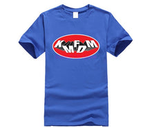 Load image into Gallery viewer, Funny Men T Shirt White t-shirt Tshirts Black Tee Kmfdm Oval Logo t-shirt