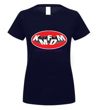 Load image into Gallery viewer, Funny Men T Shirt White t-shirt Tshirts Black Tee Kmfdm Oval Logo t-shirt