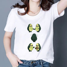 Load image into Gallery viewer, MAMACADO Women Graphic T shirts Fashion Summer T-shirts Funny Avocado Print Tees Short Sleeve Vintage Vogue Tshirts Girls
