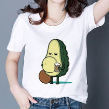 Load image into Gallery viewer, MAMACADO Women Graphic T shirts Fashion Summer T-shirts Funny Avocado Print Tees Short Sleeve Vintage Vogue Tshirts Girls
