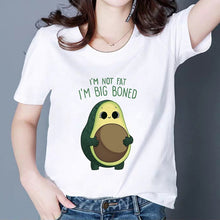 Load image into Gallery viewer, MAMACADO Women Graphic T shirts Fashion Summer T-shirts Funny Avocado Print Tees Short Sleeve Vintage Vogue Tshirts Girls
