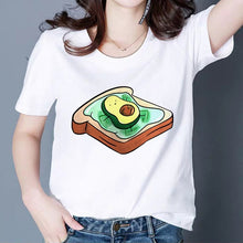 Load image into Gallery viewer, MAMACADO Women Graphic T shirts Fashion Summer T-shirts Funny Avocado Print Tees Short Sleeve Vintage Vogue Tshirts Girls

