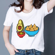 Load image into Gallery viewer, MAMACADO Women Graphic T shirts Fashion Summer T-shirts Funny Avocado Print Tees Short Sleeve Vintage Vogue Tshirts Girls
