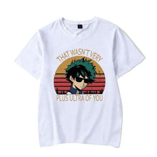 Load image into Gallery viewer, Women Tops Tshirt Japanese Anime My Hero Academia Shirt Short Sleeve Casual T Shirt  Harajuku Pink Black T-shirt  Camisas Mujer
