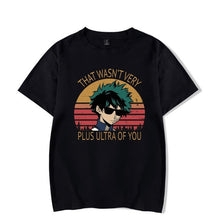 Load image into Gallery viewer, Women Tops Tshirt Japanese Anime My Hero Academia Shirt Short Sleeve Casual T Shirt  Harajuku Pink Black T-shirt  Camisas Mujer
