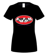 Load image into Gallery viewer, Funny Men T Shirt White t-shirt Tshirts Black Tee Kmfdm Oval Logo t-shirt
