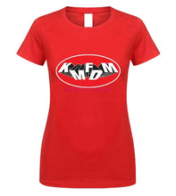 Load image into Gallery viewer, Funny Men T Shirt White t-shirt Tshirts Black Tee Kmfdm Oval Logo t-shirt
